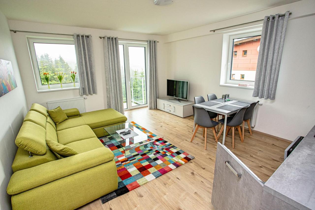 Green Apartment Klinovec By Mountain Ways Loučná pod Klínovcem Kültér fotó